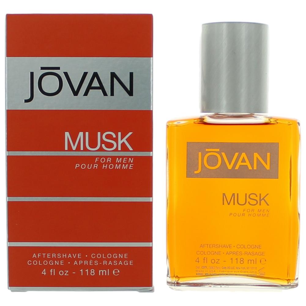 Jovan Musk by Coty, 4 oz After Shave/Cologne for Men by Coty