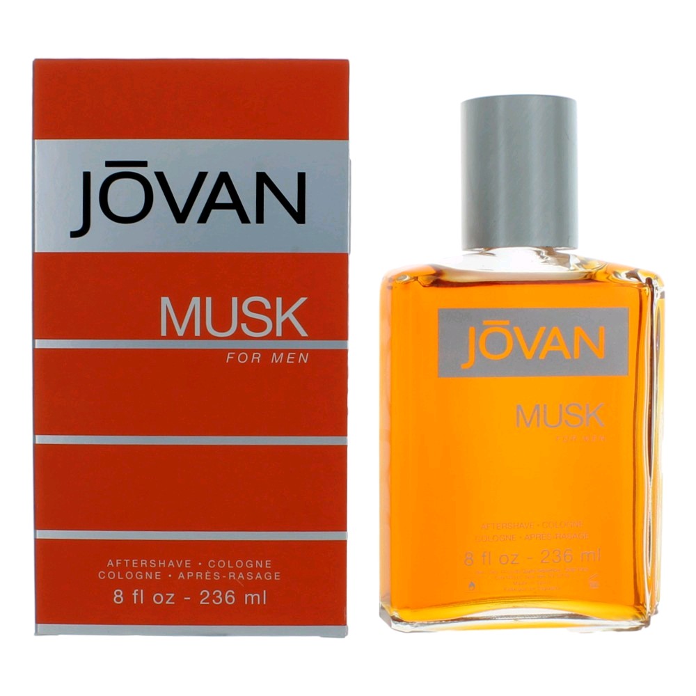 Jovan Musk by Coty, 8 oz After Shave/Cologne for Men by Coty