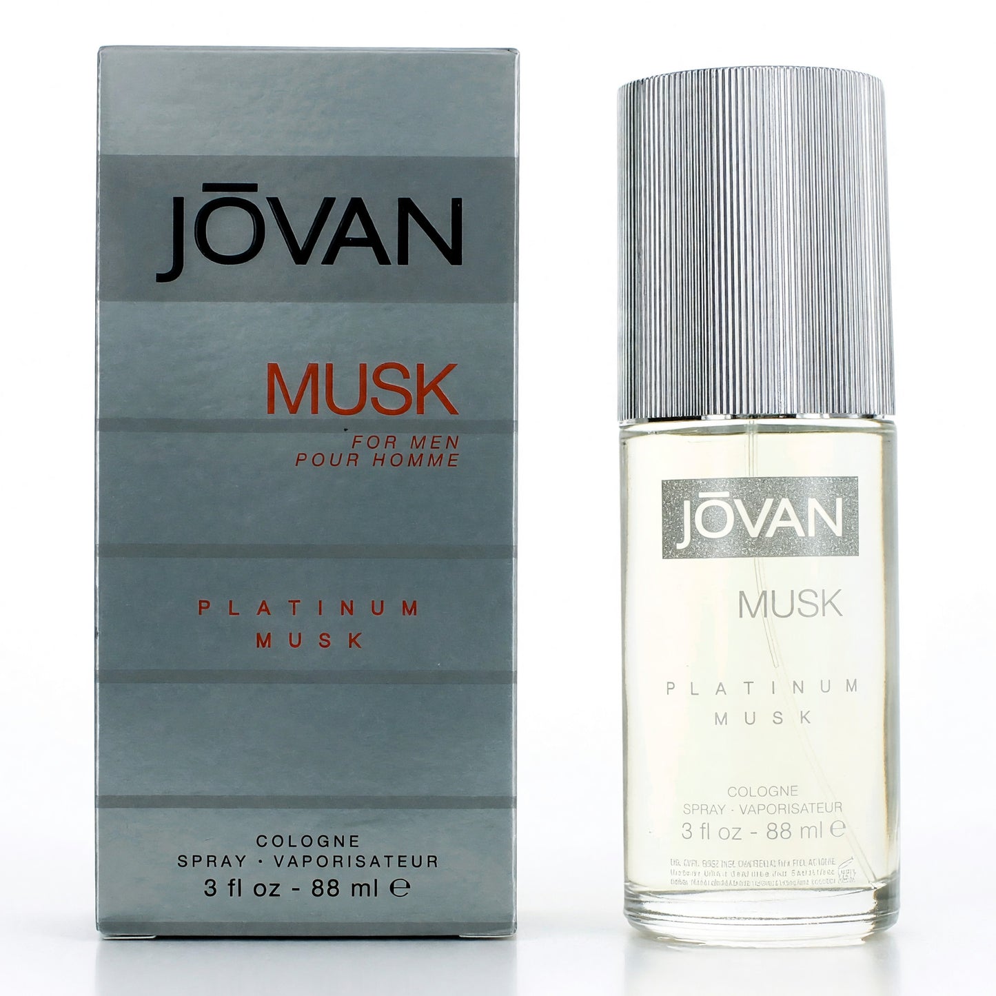Jovan Platinum Musk by Jovan, 3 oz Eau De Cologne Spray for Men by Coty