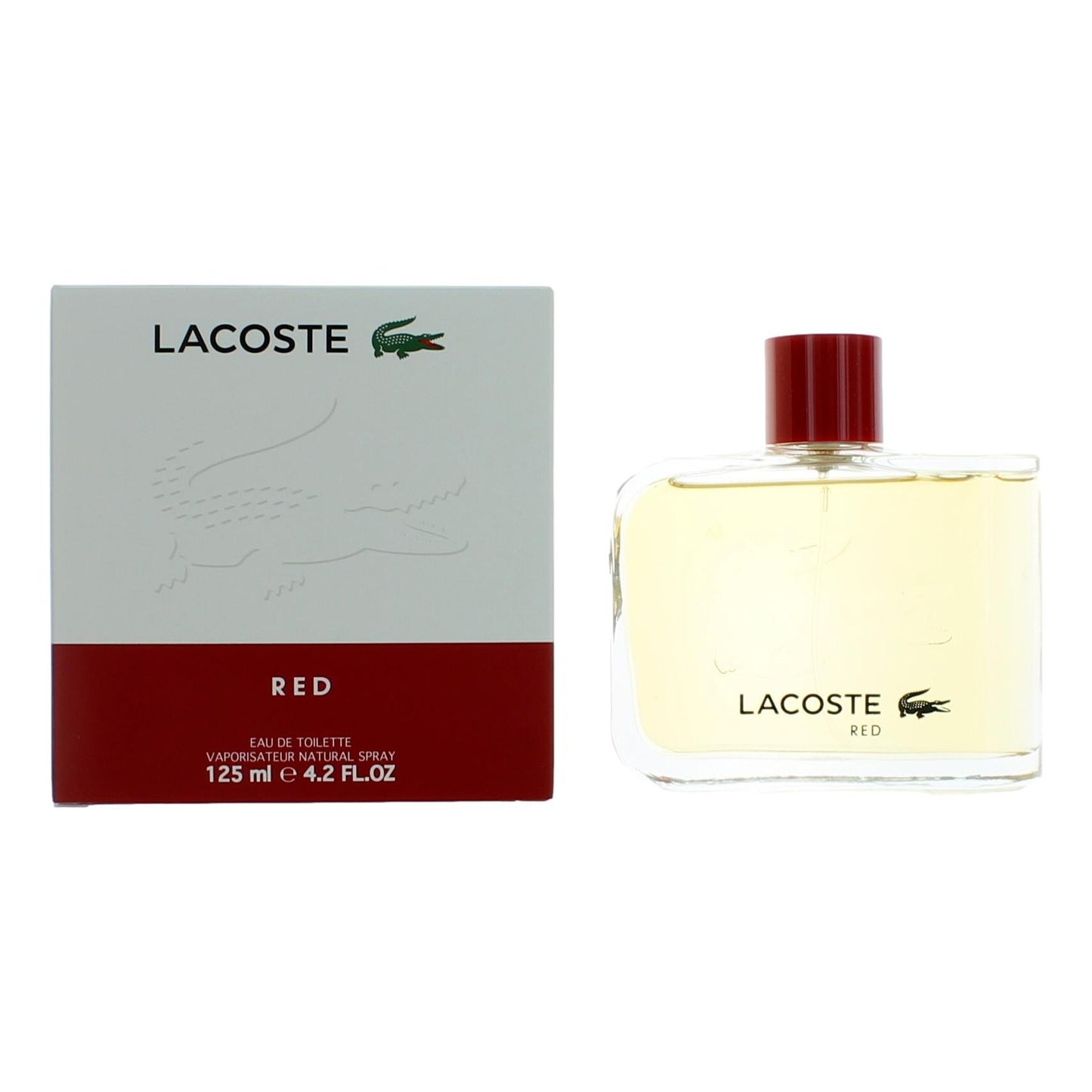 Lacoste Red by Lacoste, 4.2 oz EDT Spray for Men by Lacoste