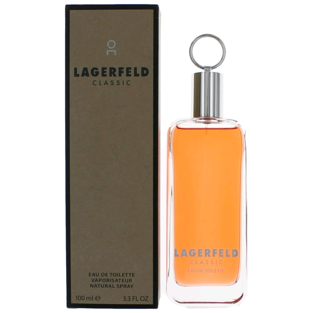 Lagerfeld Classic by Karl Lagerfeld, 3.3 oz EDT Spray for Men by Karl Lagerfeld