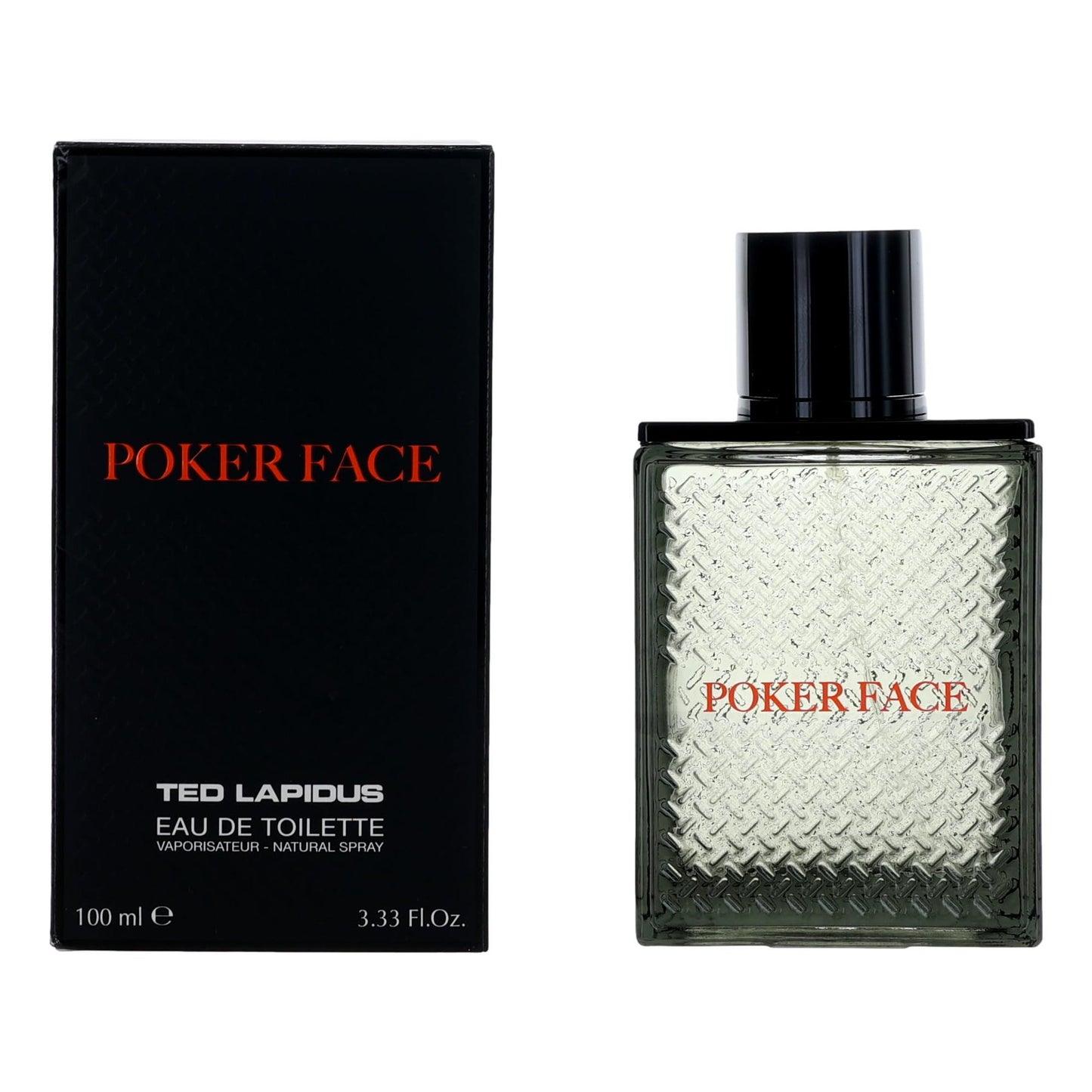 Poker Face by Ted Lapidus, 3.3 oz EDT Spray for Men by Ted Lapidus