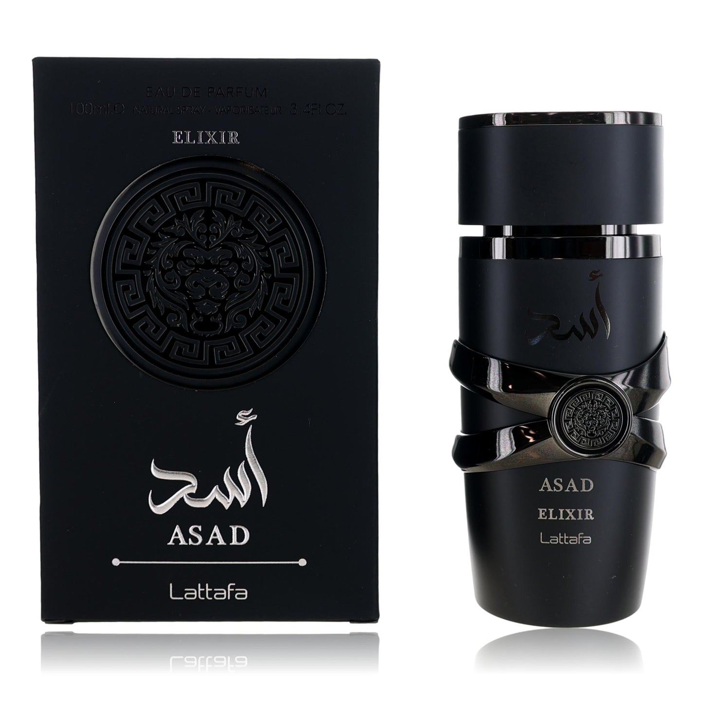 Asad Elixir by Lattafa, 3.4 oz EDP Spray for Men by Lattafa