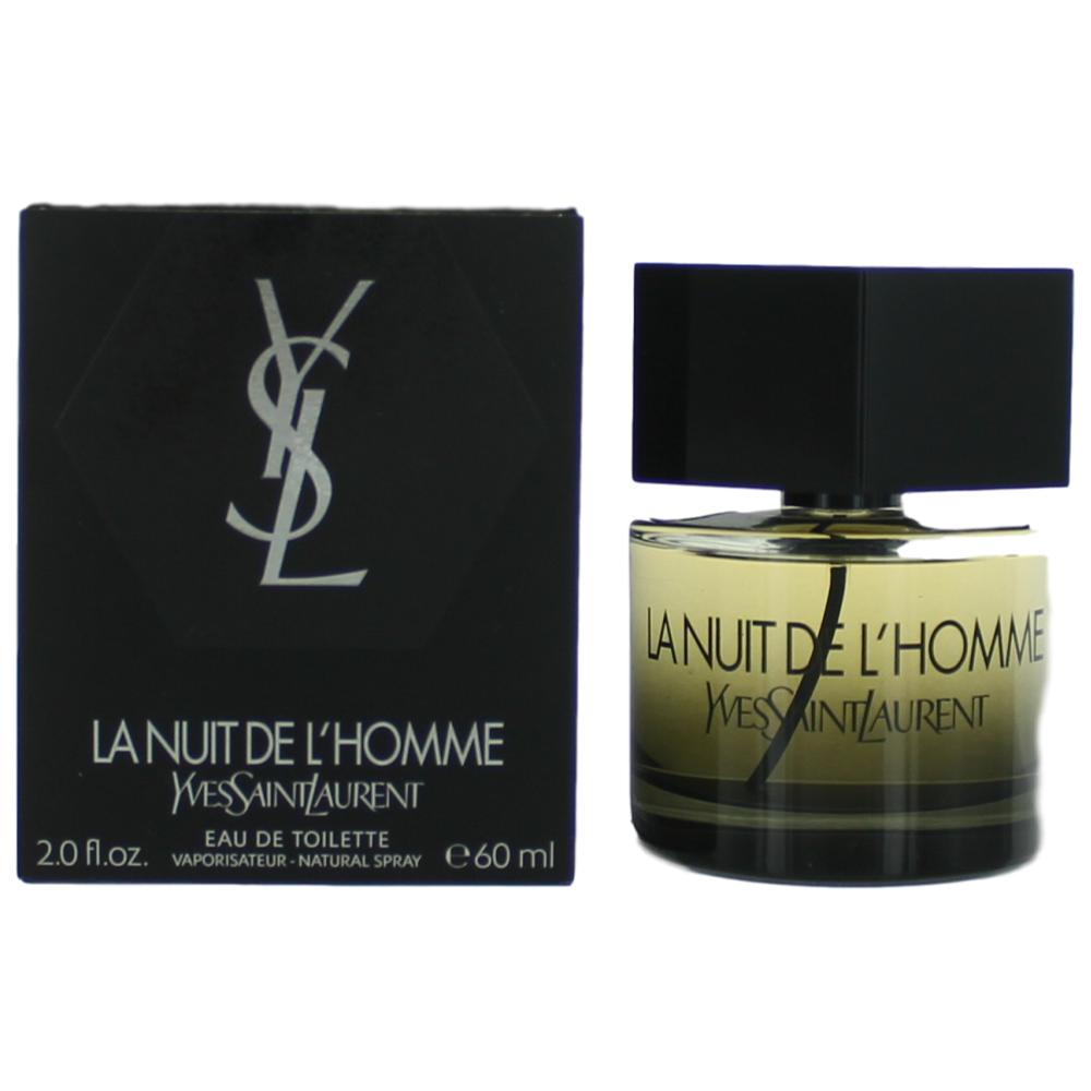 La Nuit De L'Homme by Yves Saint Laurent, 2 oz EDT Spray for Men by Yves Saint Laurent