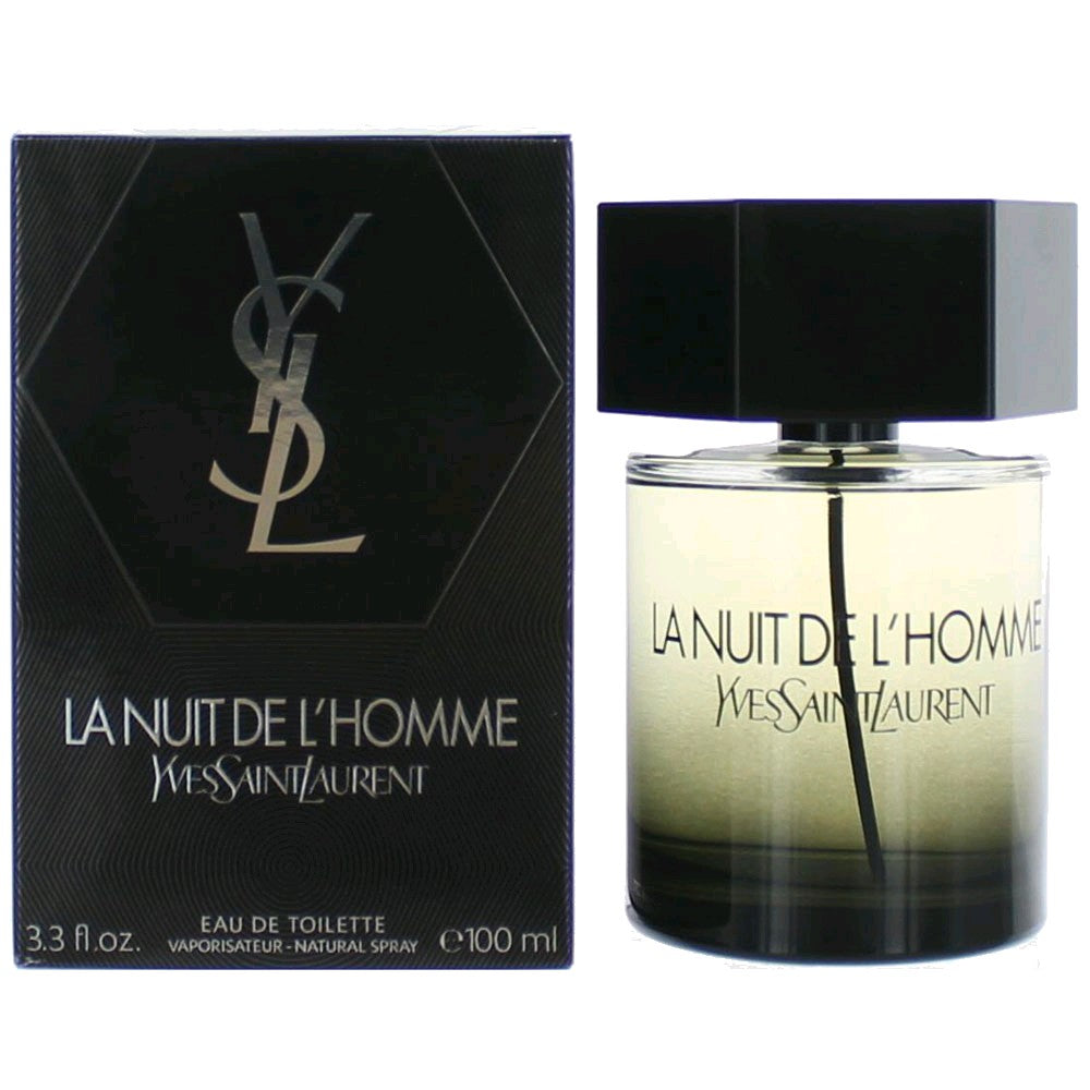 La Nuit De L'Homme by Yves Saint Laurent, 3.3 oz EDT Spray for Men by Yves Saint Laurent