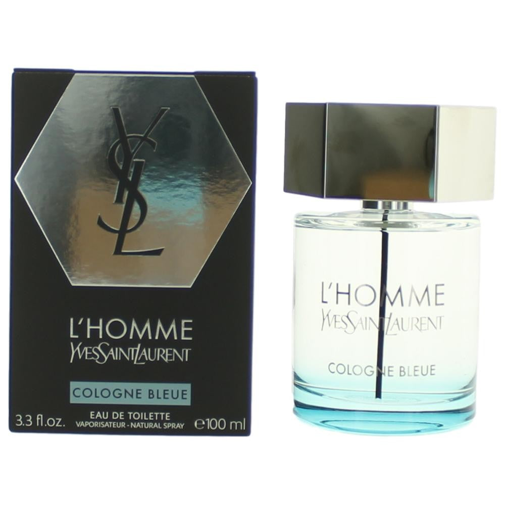 L'Homme Cologne Bleue by Yves Saint Laurent, 3.3 oz EDT Spray for Men by Yves Saint Laurent