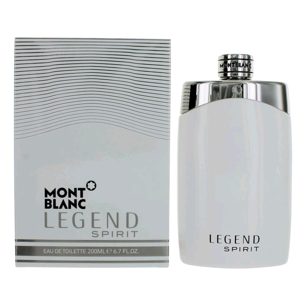 Mont Blanc Legend Spirit by Mont Blanc, 6.7 oz EDT Spray for Men by Mont Blanc