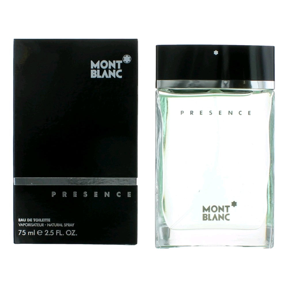 Mont Blanc Presence by Mont Blanc, 2.5 oz EDT Spray for Men by Mont Blanc