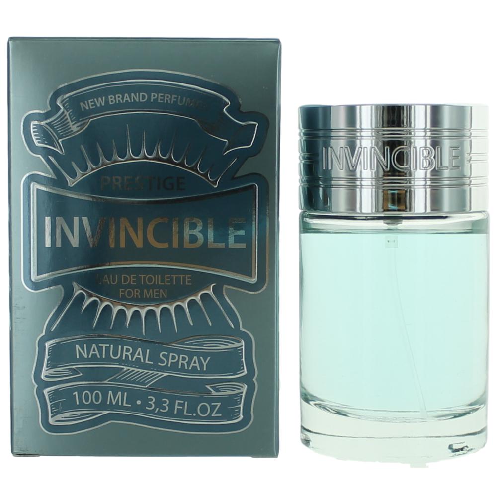 Invincible by New Brand, 3.3 oz EDT Spray for Men by New Brand