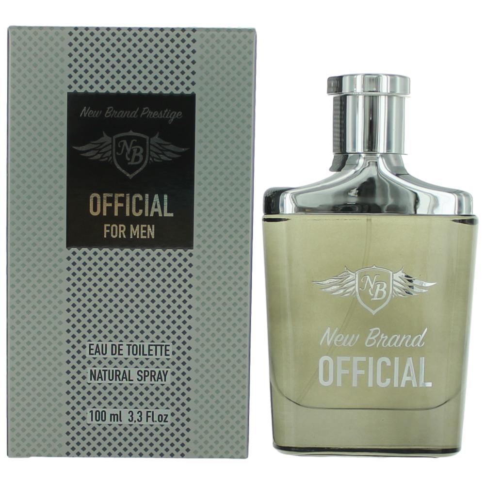 Official by New Brand, 3.3 oz EDT Spray for Men by New Brand