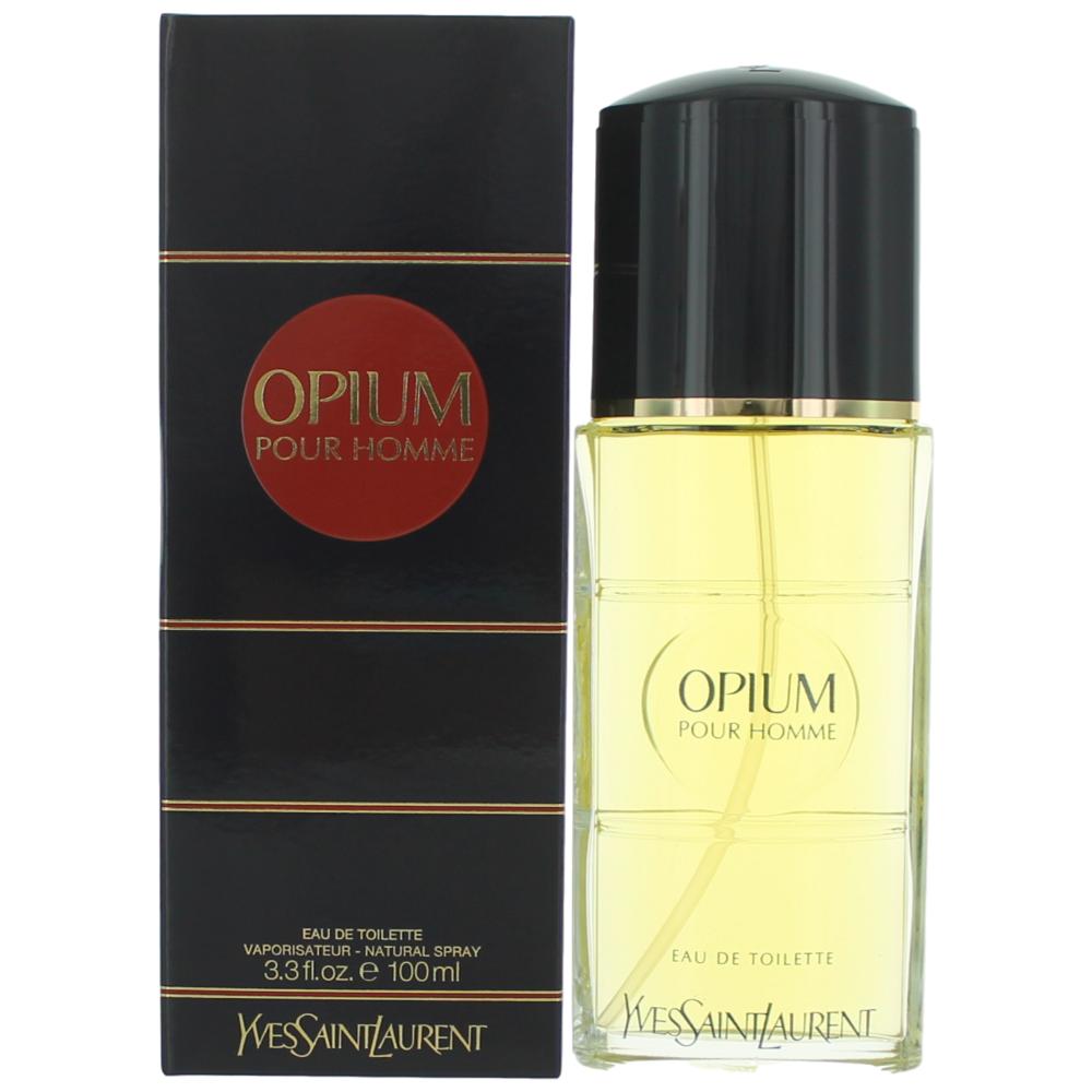 Opium Pour Homme by Yves Saint Laurent, 3.3 oz EDT Spray for Men by Yves Saint Laurent