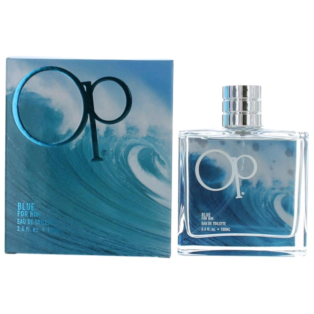 OP Blue For Him by Ocean Pacific, 3.4 oz EDT Spray for Men by Ocean Pacific