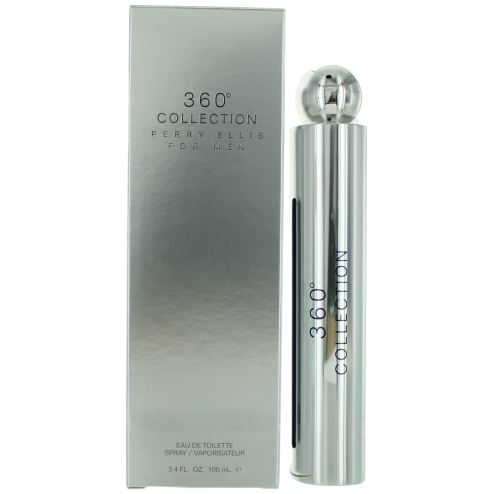 Perry Ellis 360 Collection by Perry Ellis, 3.4 oz EDT Spray for Men by Perry Ellis