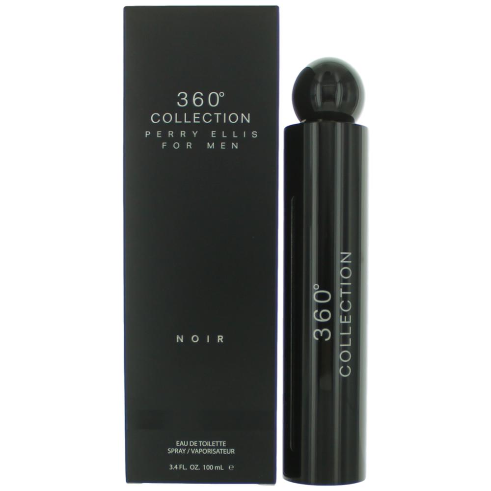 Perry Ellis 360 Collection Noir by Perry Ellis, 3.4oz EDT Spray men by Perry Ellis