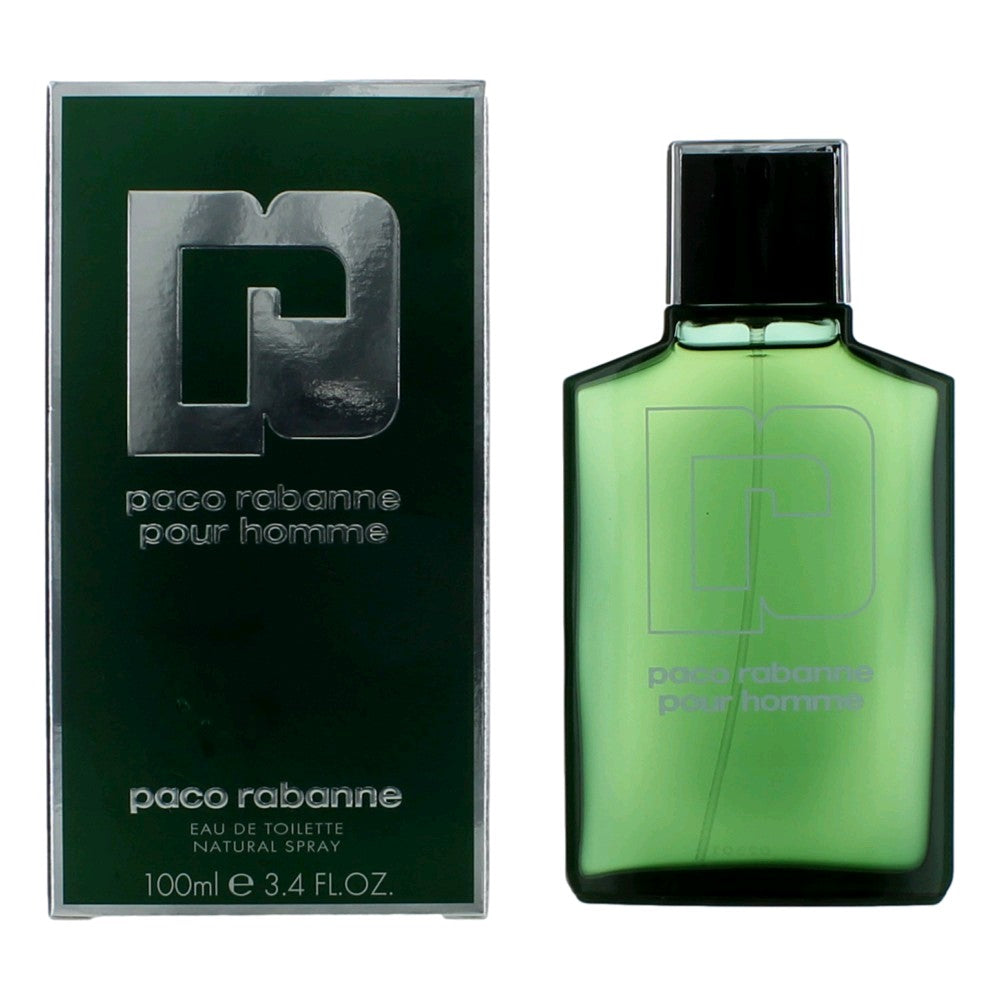 Paco Rabanne Pour Homme by Paco Rabanne, 3.4 oz EDT Spray for Men by Paco Rabanne