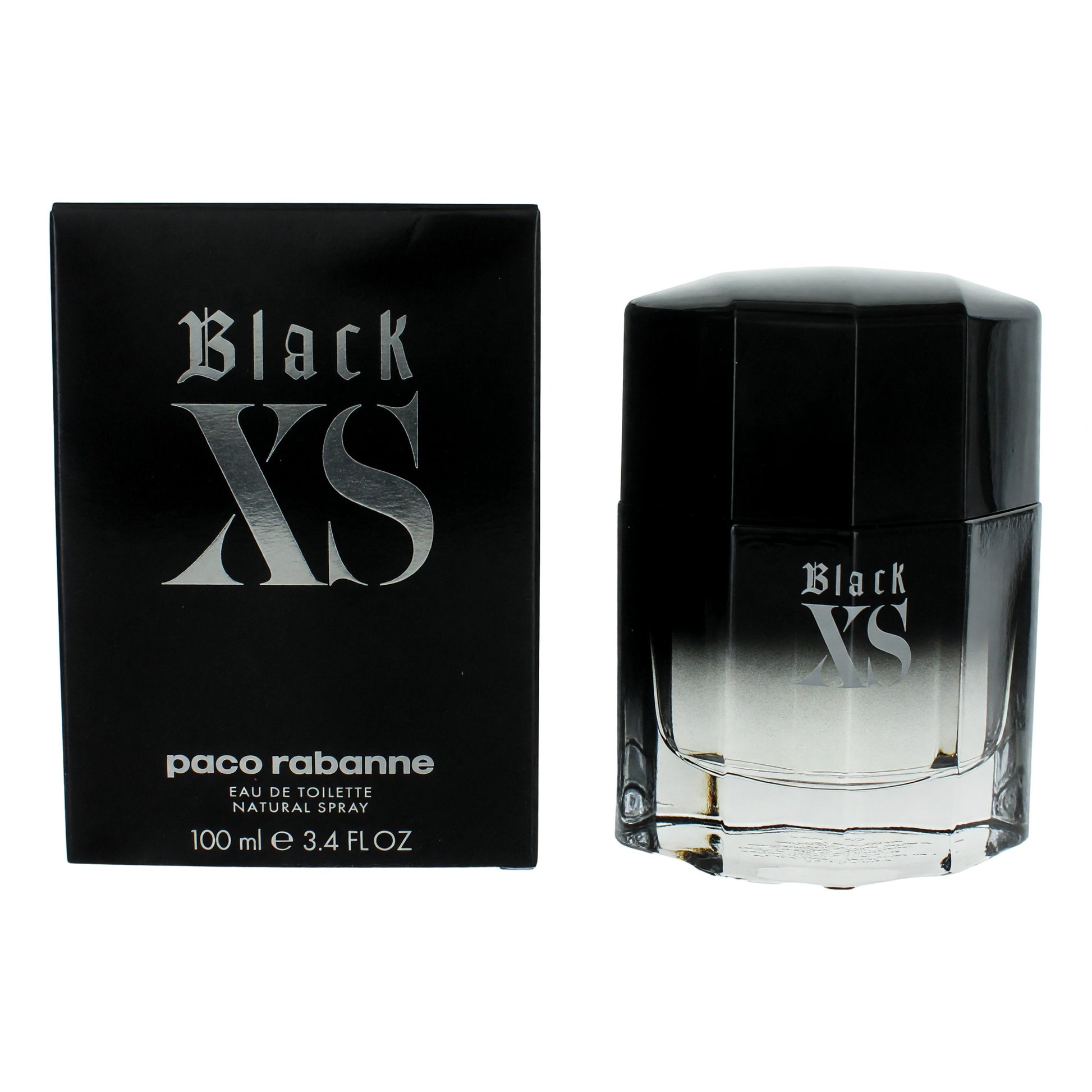 Black XS by Paco Rabanne, 3.4 oz EDT Spray for Men by Paco Rabanne