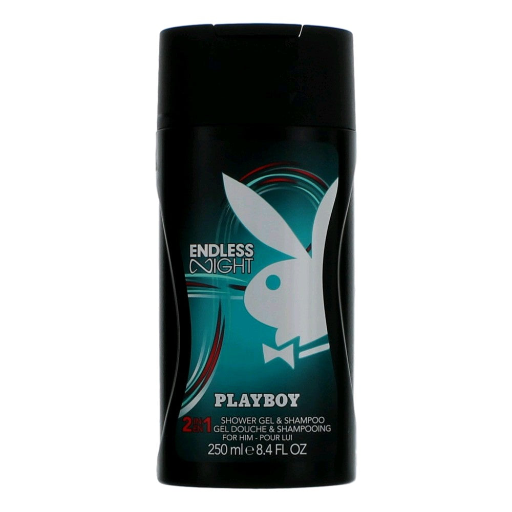Playboy Endless Night by Coty, 8.45 oz Shower Gel for Men by Coty