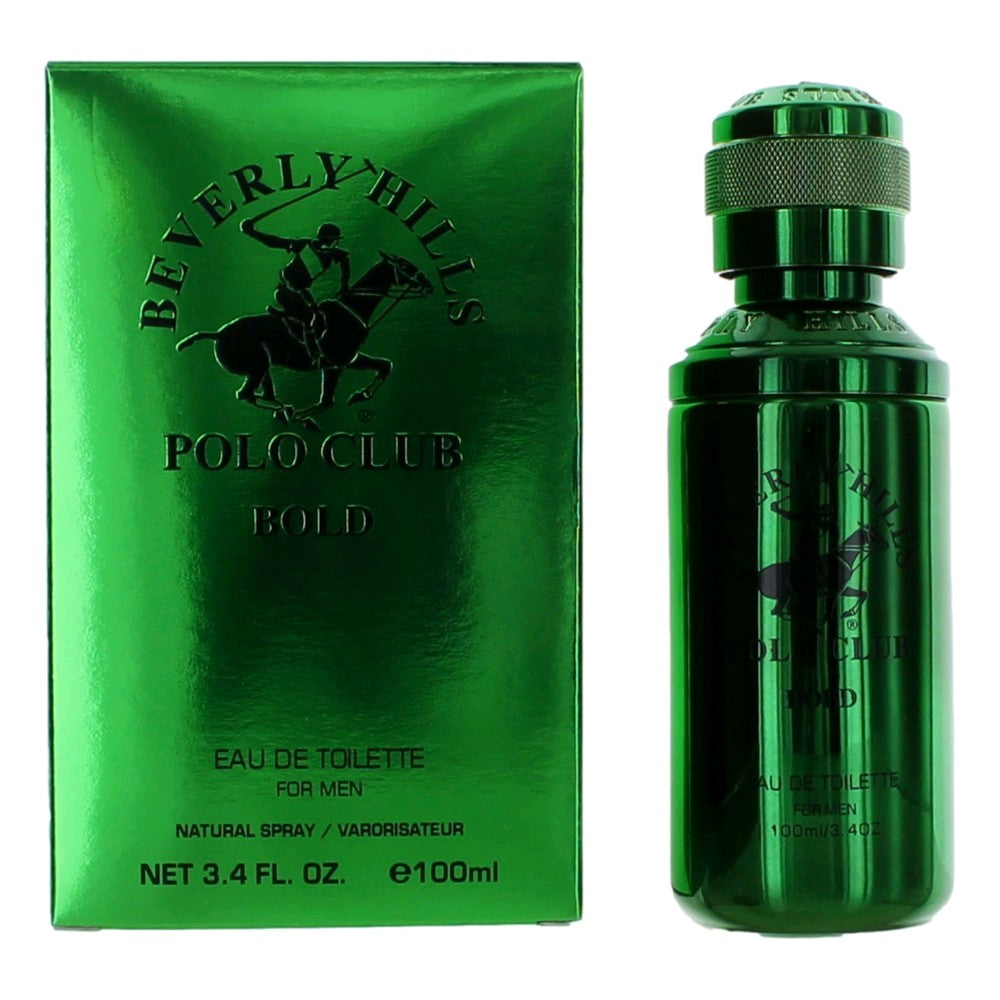 BHPC Bold by Beverly Hills Polo Club, 3.4 oz EDT Spray for Men by Beverly Hills Polo Club