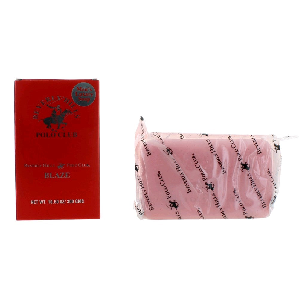 BHPC Blaze by Polo Club Beverly Hills, 10.5 oz Luxury Soap for Men by Beverly Hills Polo Club