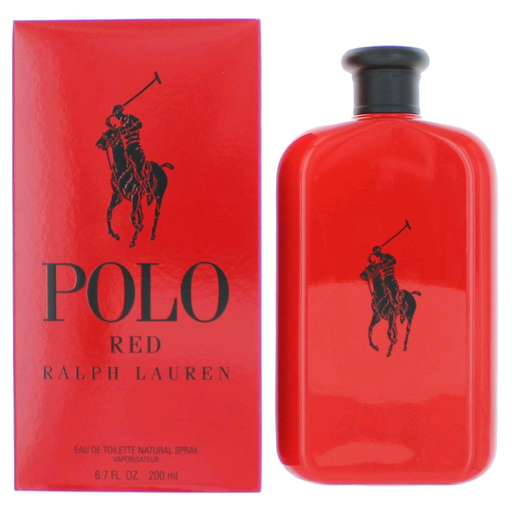 Polo Red by Ralph Lauren, 6.7 oz EDT Spray for Men by Ralph Lauren