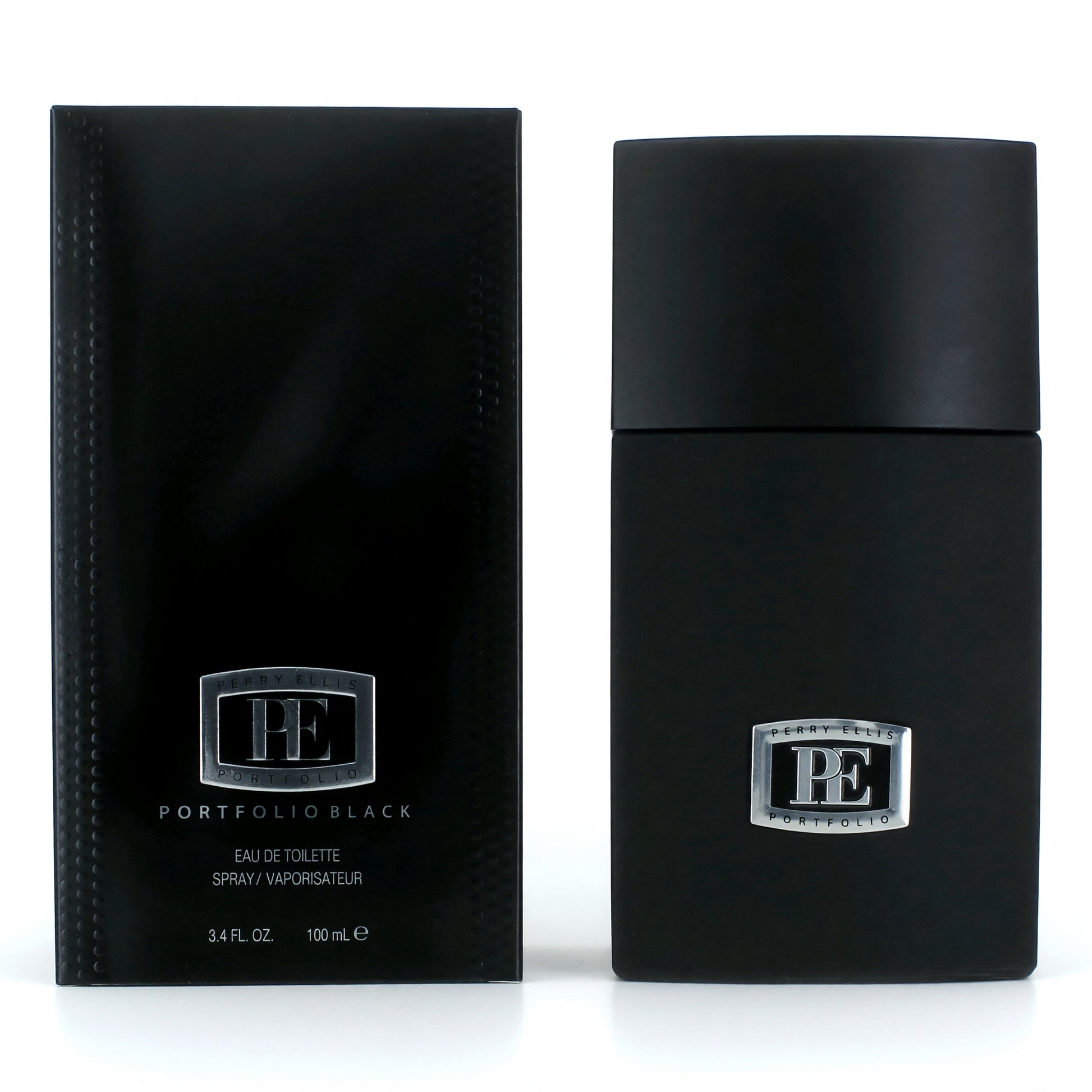 Portfolio Black by Perry Ellis, 3.4 oz EDT Spray for Men by Perry Ellis