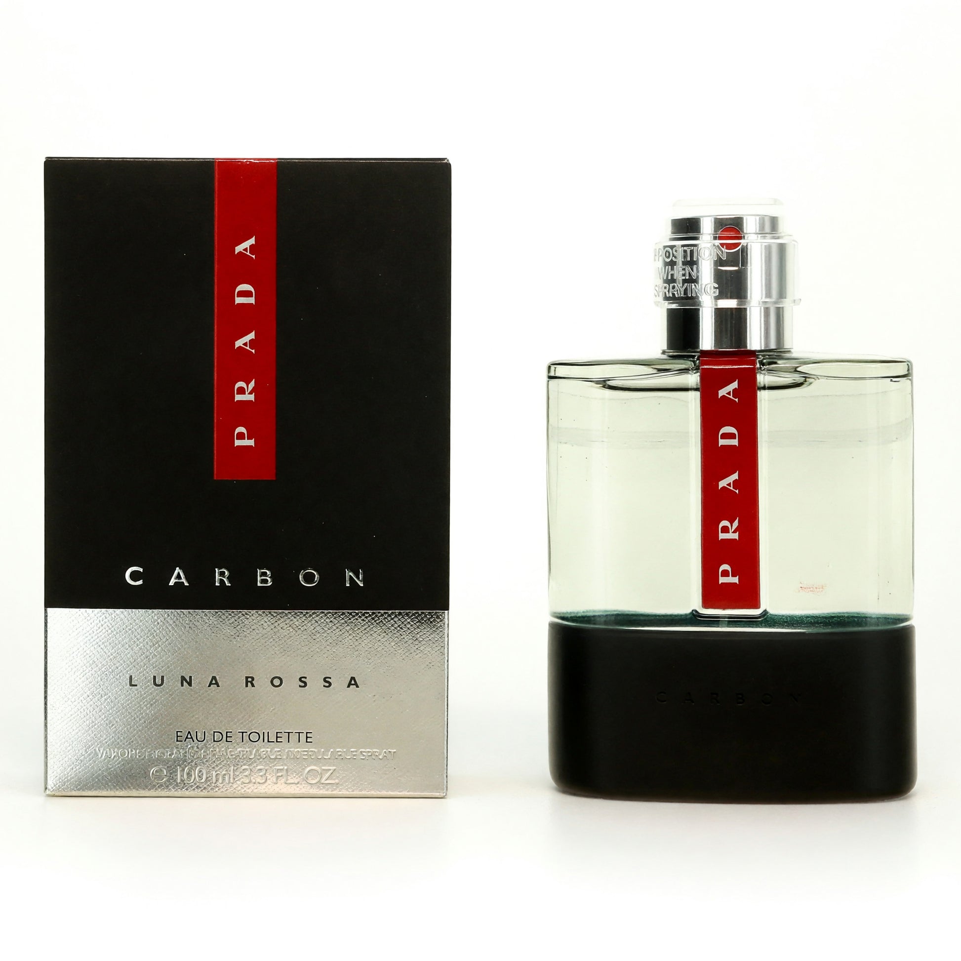 Prada Luna Rossa Carbon by Prada, 3.4 oz EDT Spray for Men by Prada