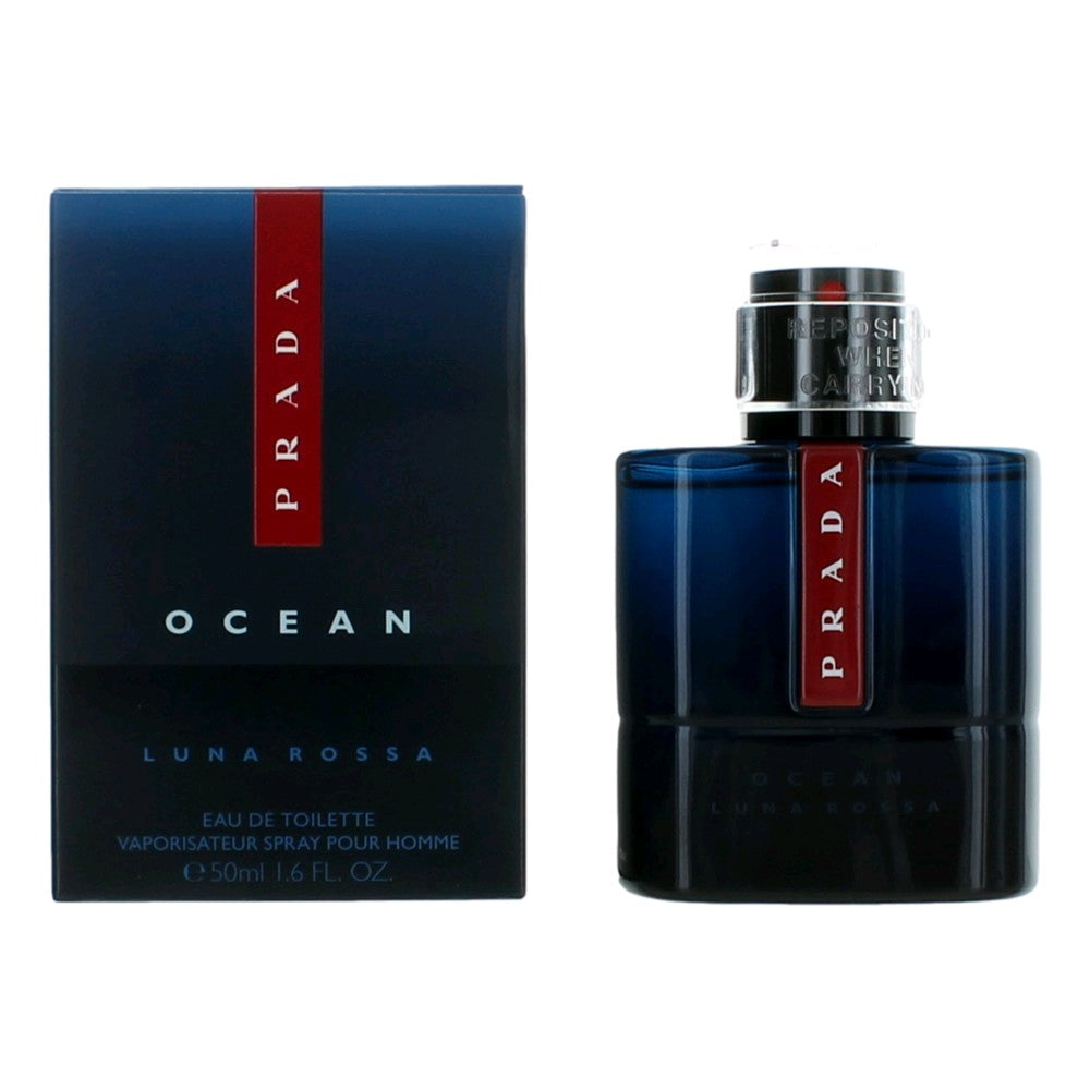 Prada Luna Rossa Ocean by Prada, 1.6 oz EDT Spray for Men by Prada