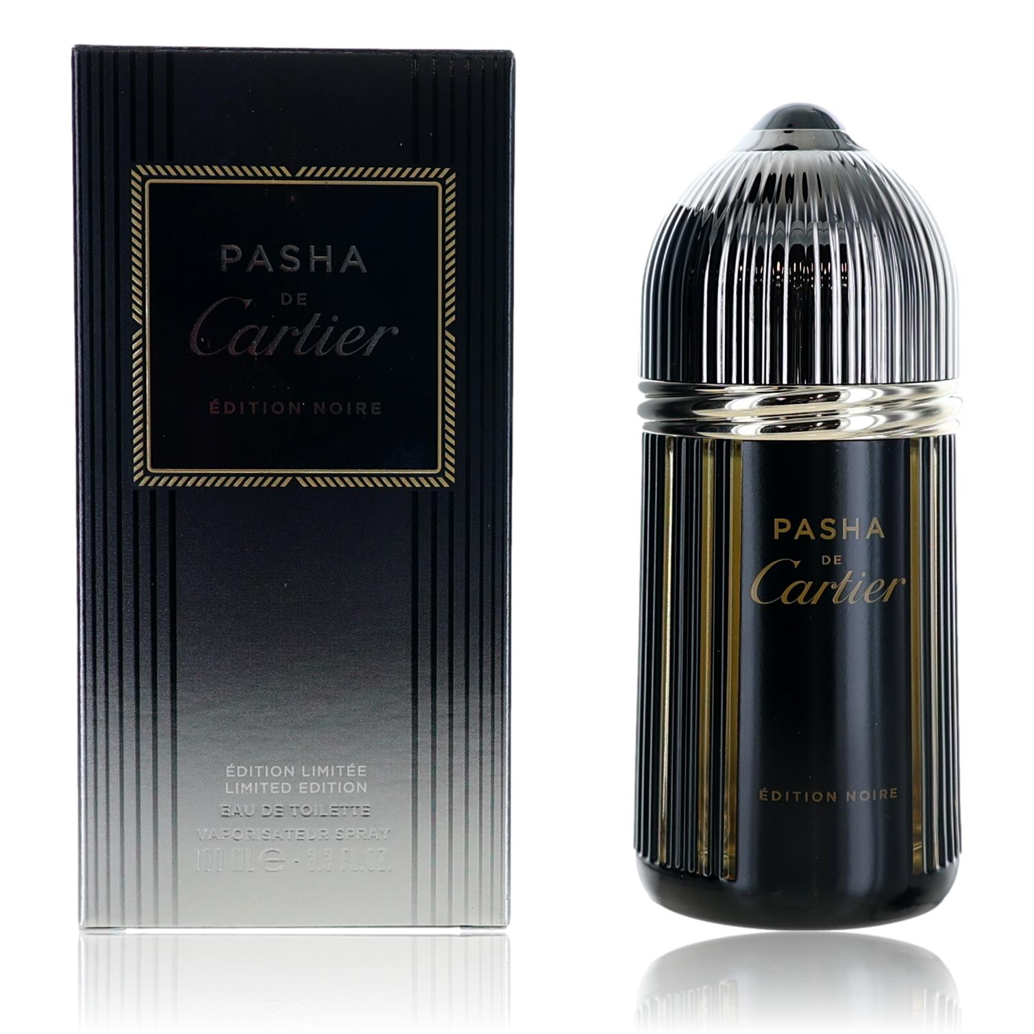 Pasha de Cartier Edition Noire by Cartier, 3.3oz EDT Spray men Limited Edition by Cartier