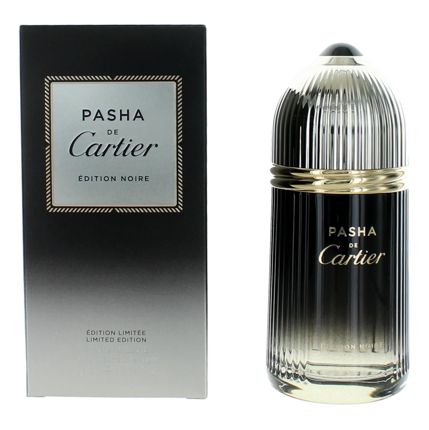 Pasha de Cartier Edition Noire by Cartier, 3.3oz EDT Spray men Limted Editon by Cartier