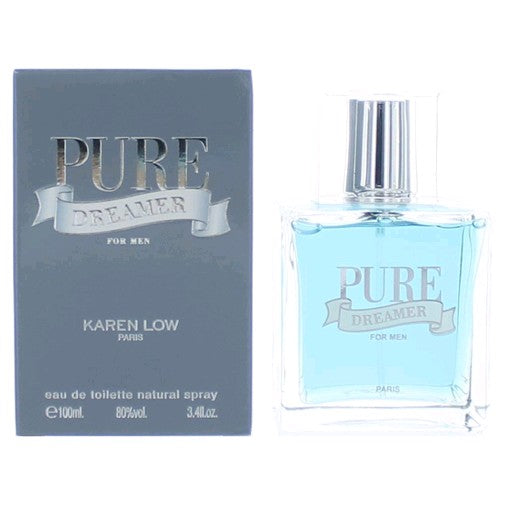 Pure Dreamer by Karen Low, 3.4 oz EDT Spray for Men by Karen Low