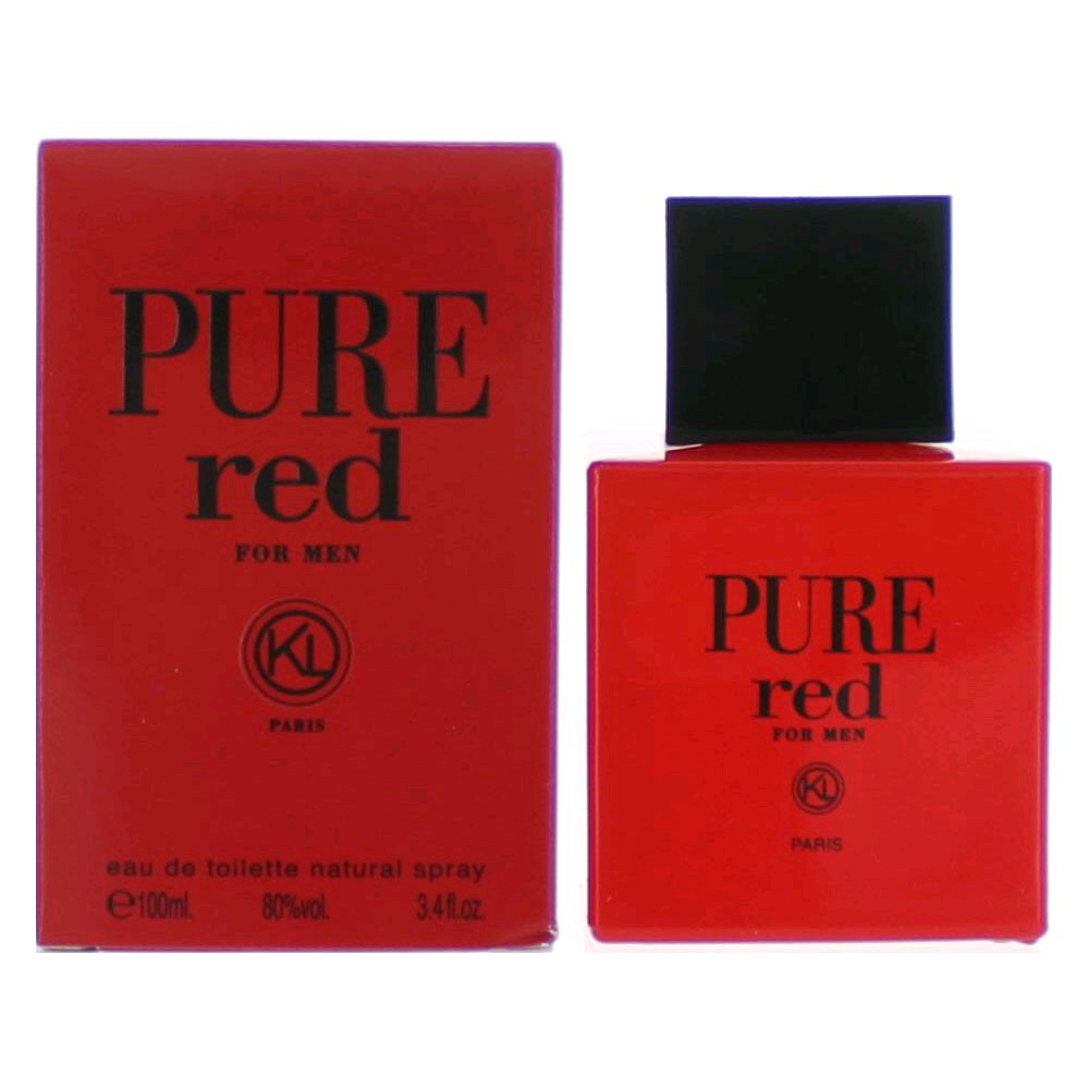 Pure Red by Karen Low, 3.4 oz EDT Spray for Men by Karen Low