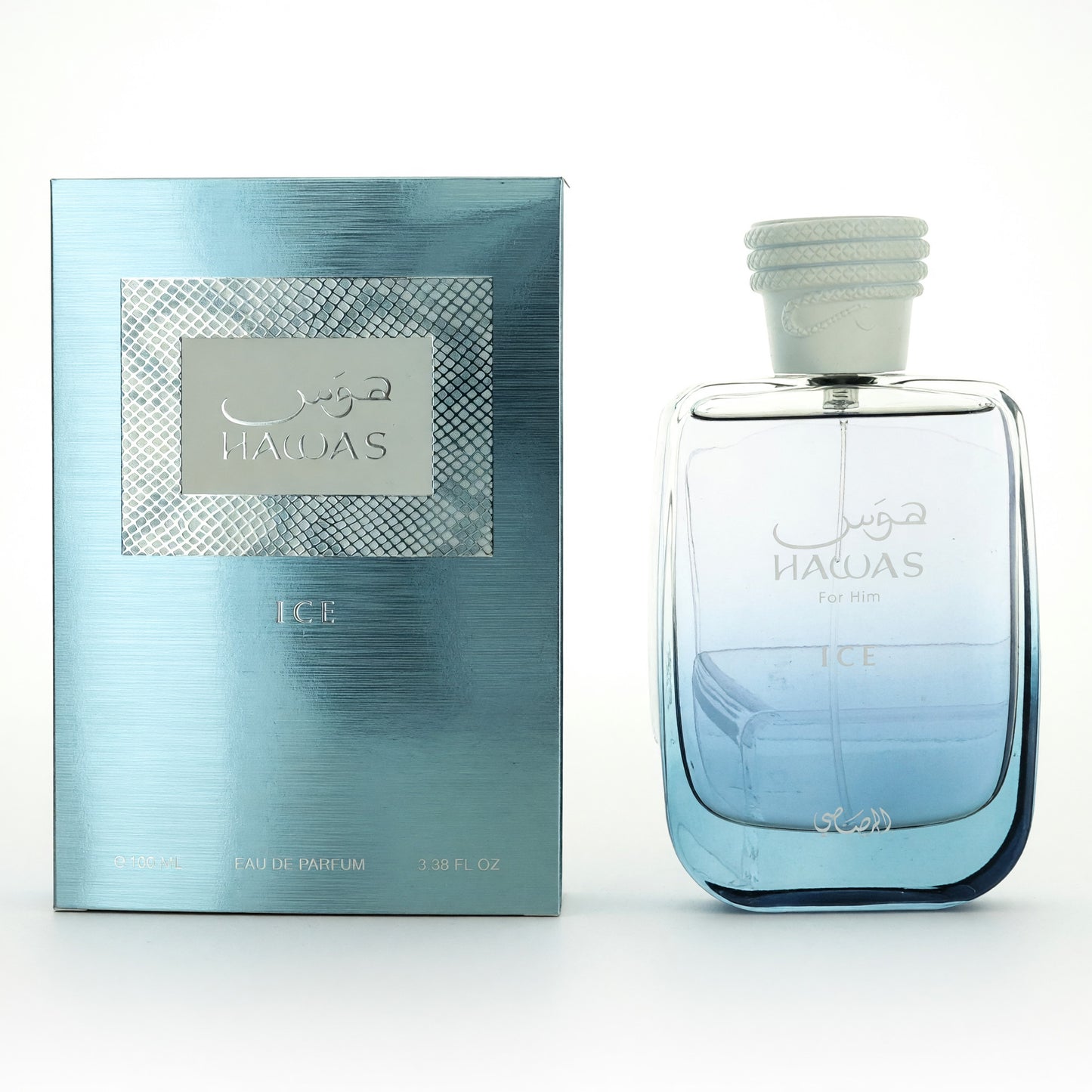 Hawas Ice by Rasasi, 3.38 oz EDP Spray for Men by Rasasi