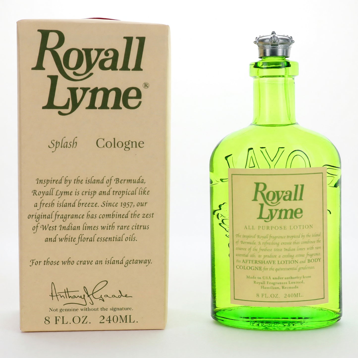 Royall Lyme by Royall Fragrances, 8 oz All Purpose Lotion for Men by Royall Fragrances