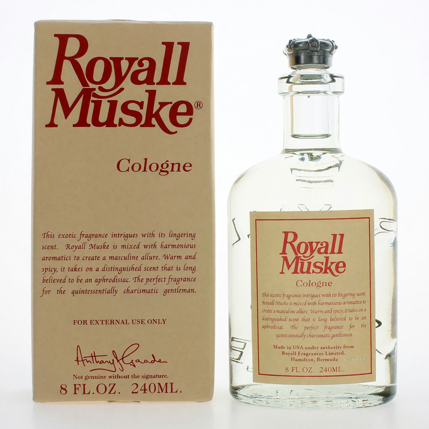 Royall Muske by Royall Fragrances, 8 oz Cologne for Men by Royall Fragrances