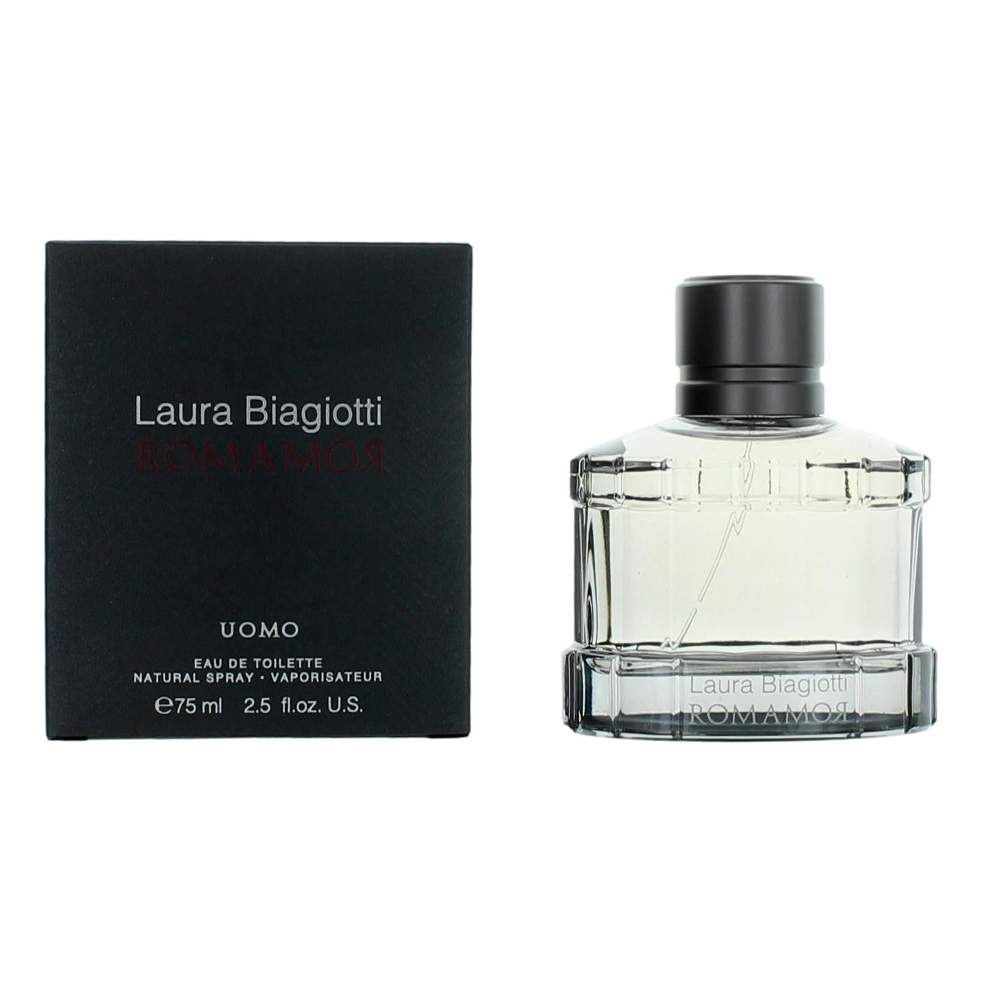 Romamor by Laura Biagiotti, 2.5 oz EDT for Men by Laura Biagiotti