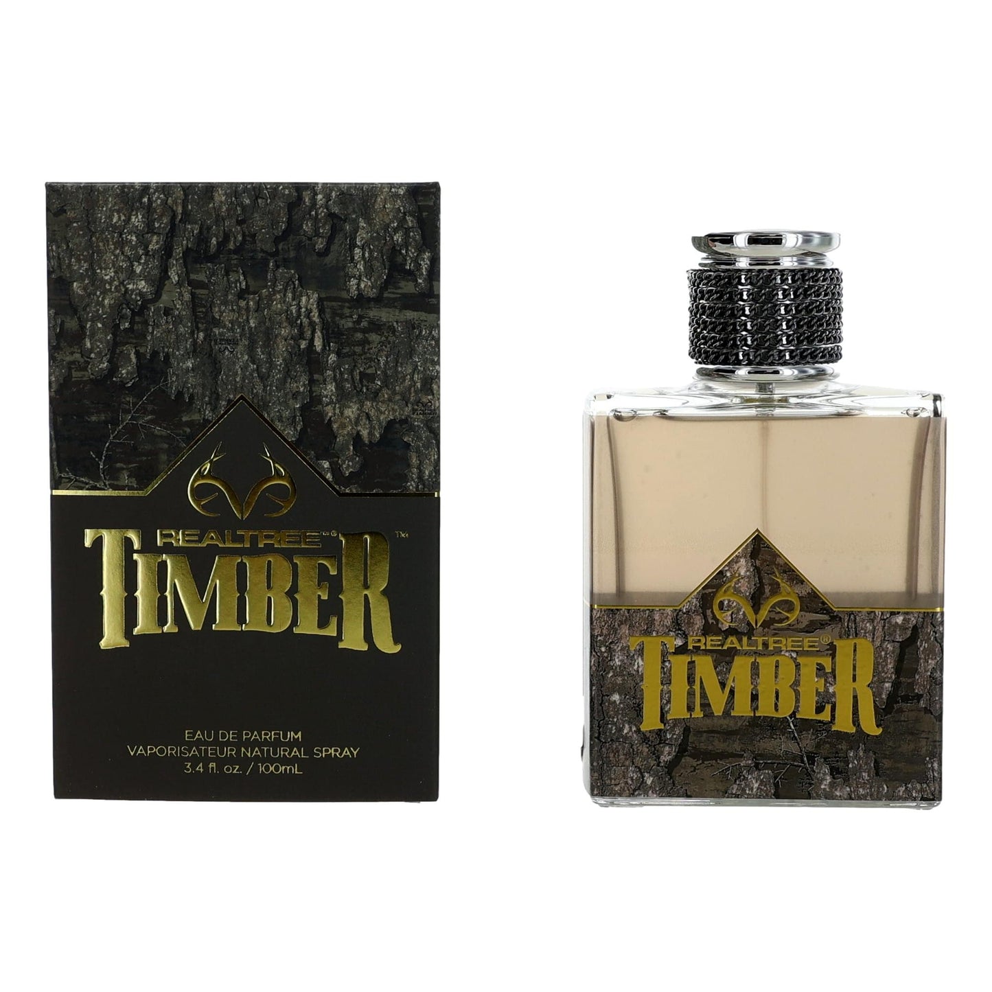Realtree Timber by Realtree, 3.4 oz EDP Spray for Men by Realtree