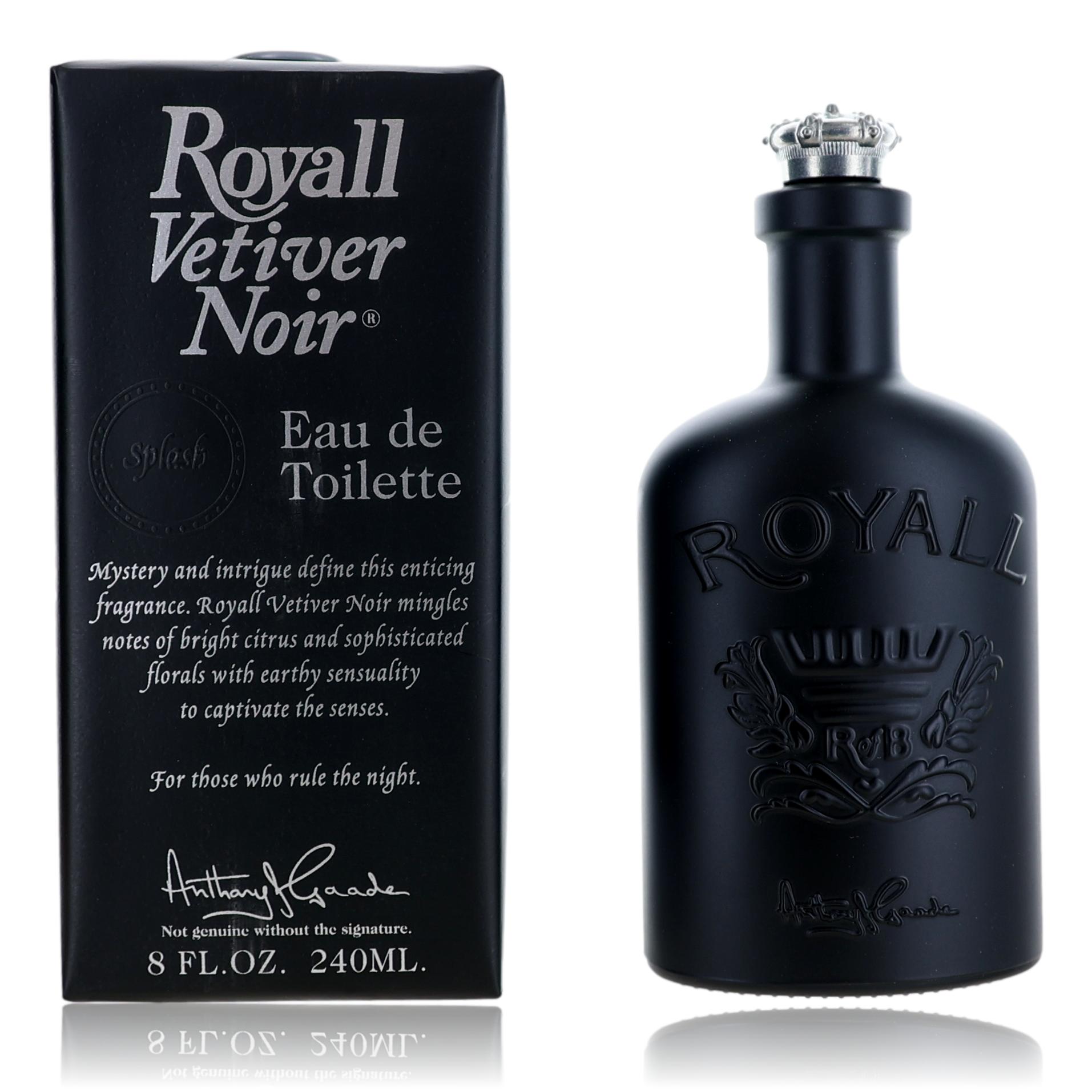 Royall Vetiver Noir by Royall Fragrance, 8 oz EDT Splash for Men by Royall Fragrances