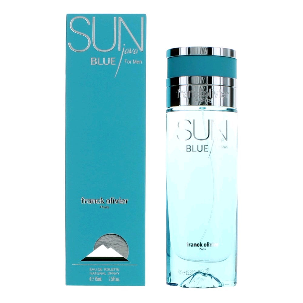 Sun Java Blue by Franck Olivier, 2.5 oz EDT Spray for Men by Francesco Smalto