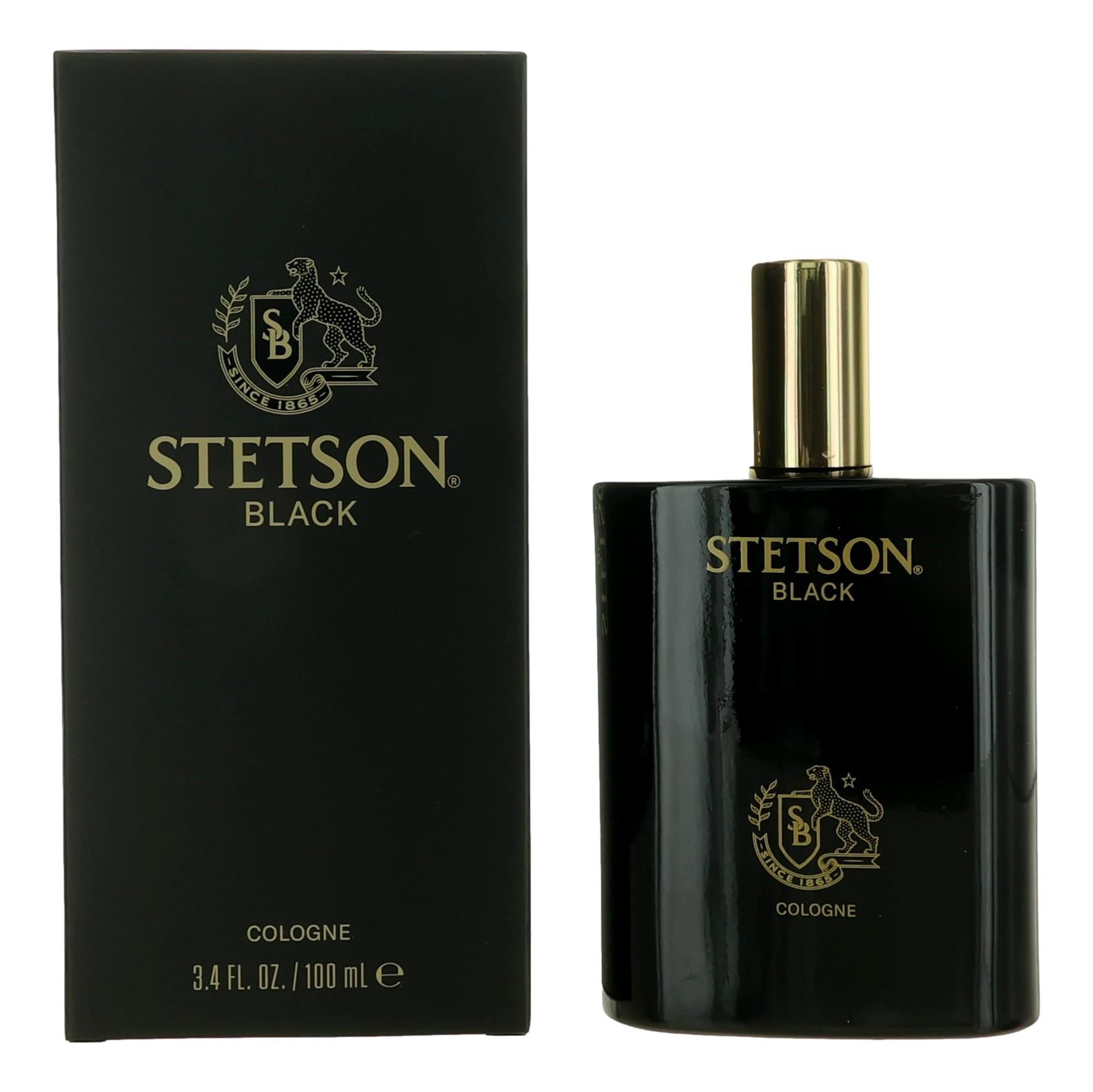 Stetson Black by Coty, 3.4 oz Cologne Spray for Men by Coty