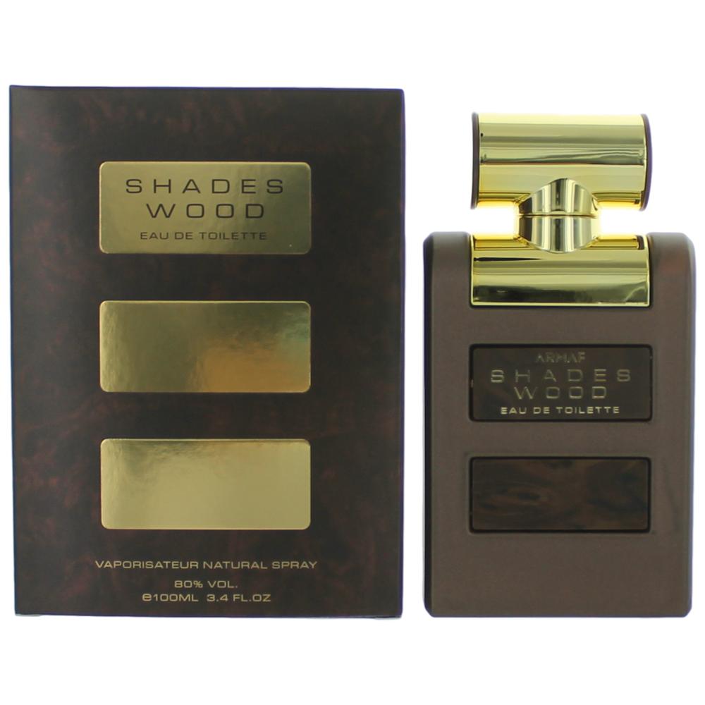 Shades Wood by Armaf, 3.4 oz EDT Spray for Men by Armaf