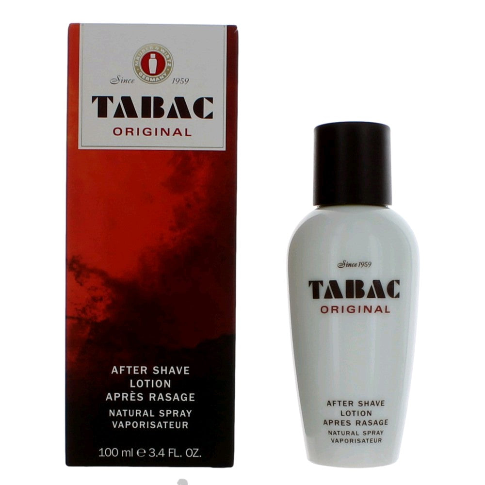 Tabac by Maurer & Wirtz, 3.4 oz After Shave Lotion Spray for Men by Maurer & Wirtz
