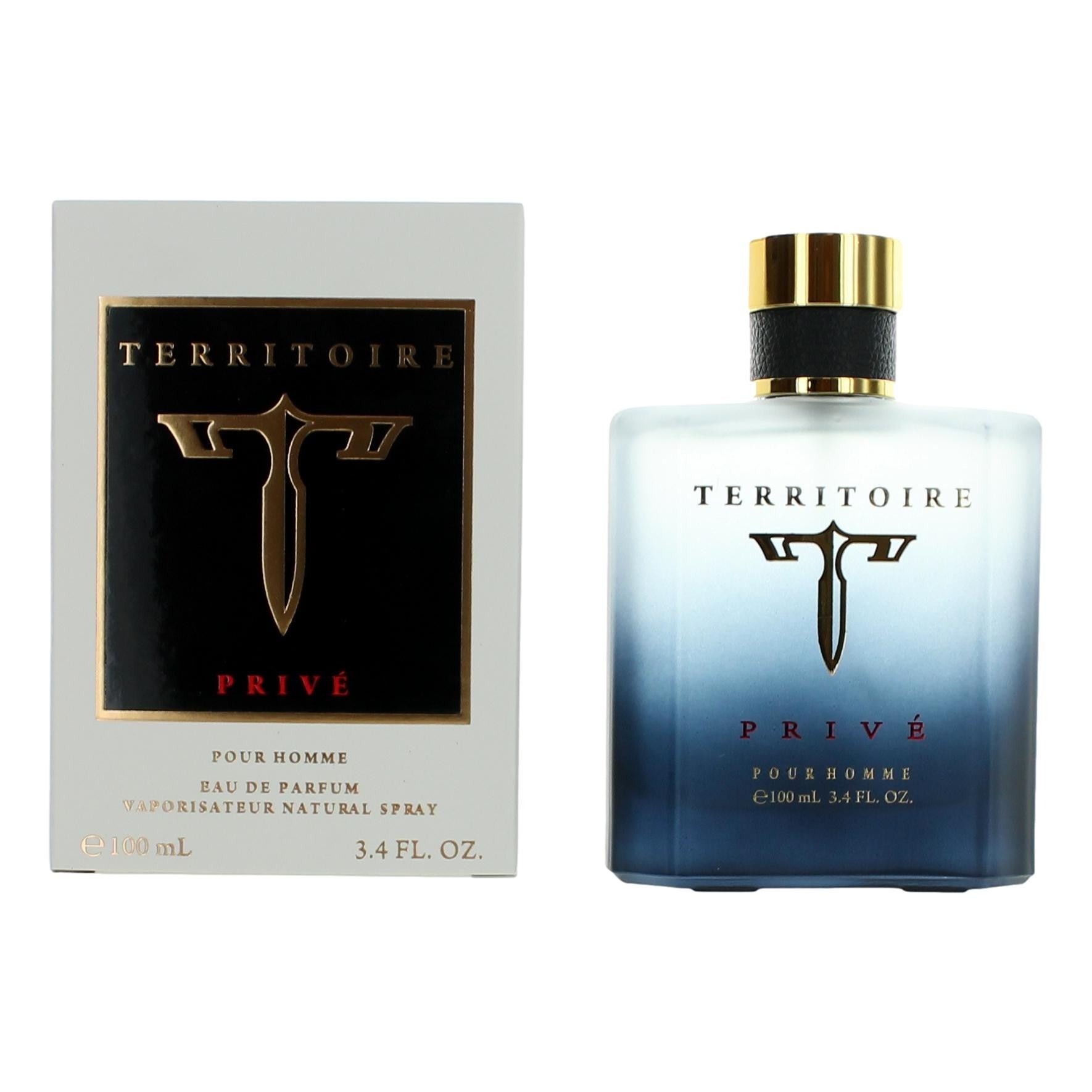 Territoire Prive by YSY, 3.4 oz EDP Spray for Men by Yzy