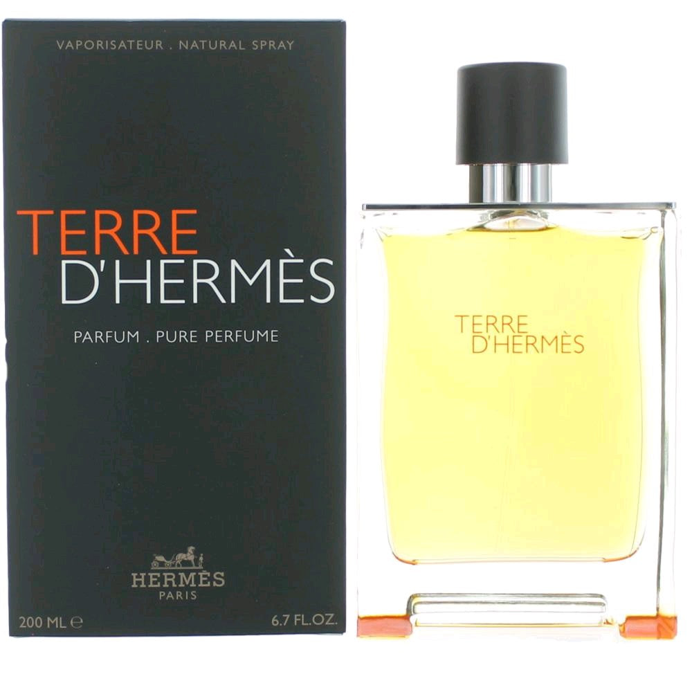 Terre D'Hermes by Hermes, 6.7 oz Pure Parfum Spray for Men by Hermes