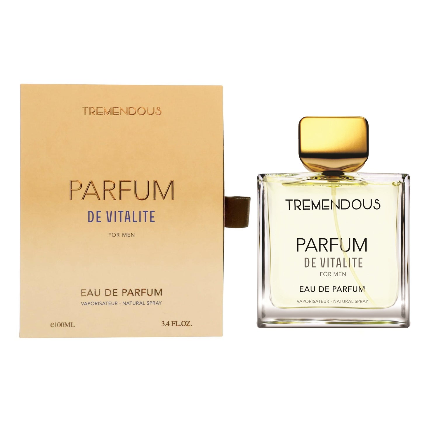 Parfum De Vitalite by Tremendous Parfums, 3.4 oz EDP Spray for Men by Tremendous