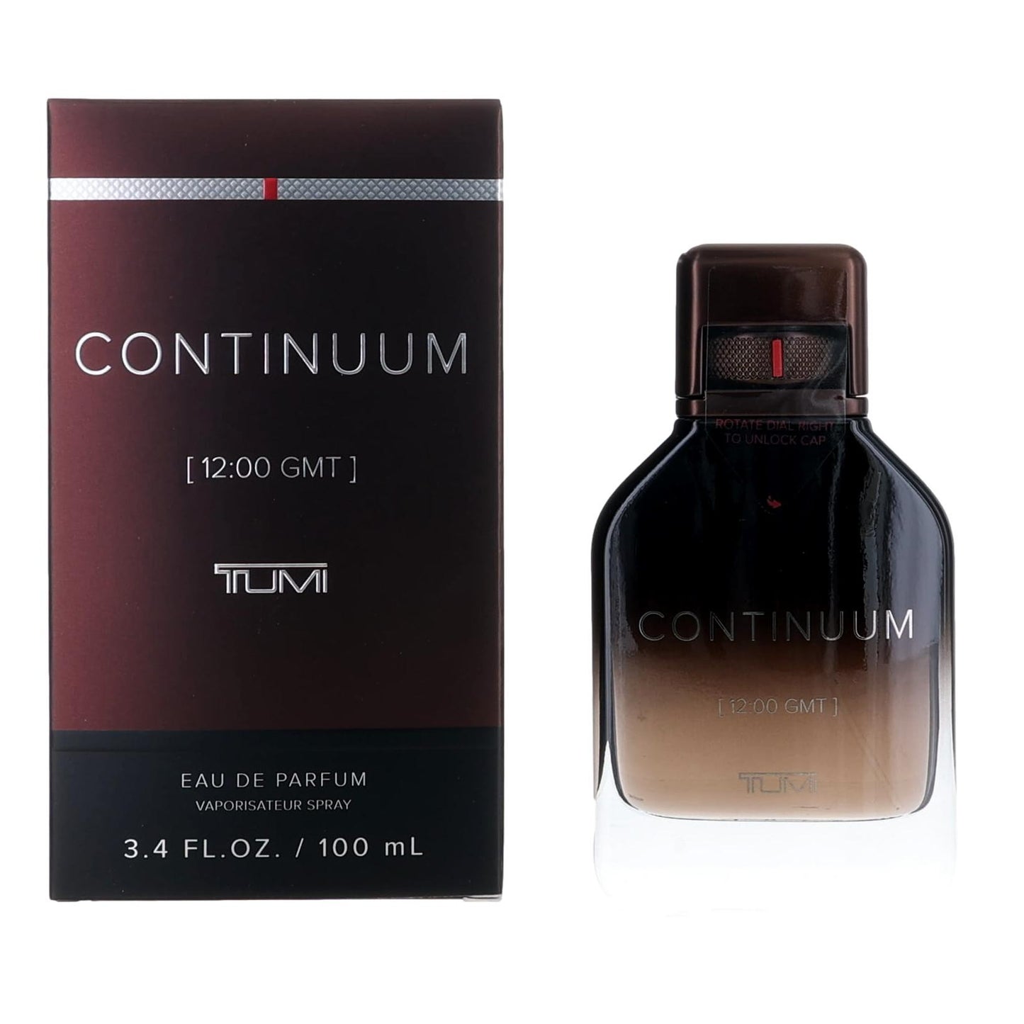Continuum [12:00 GMT] by Tumi, 3.4 oz EDP Spray for Men by Tumi