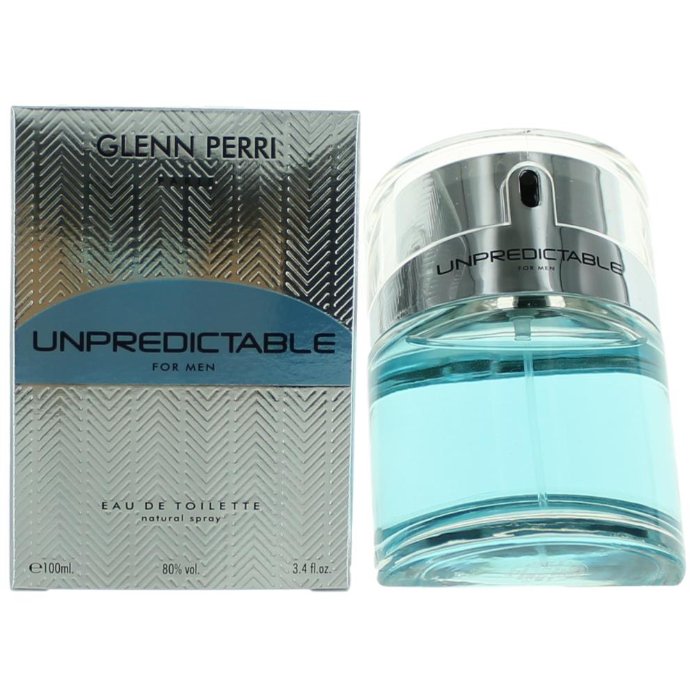 Unpredictable by Glenn Perri, 3.4 oz EDT Spray for Men by Glenn Perri