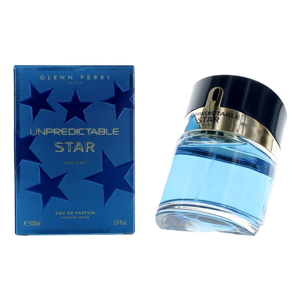 Unpredictable Star by Glenn Perri, 3.4 oz EDT Spray for Men by Glenn Perri