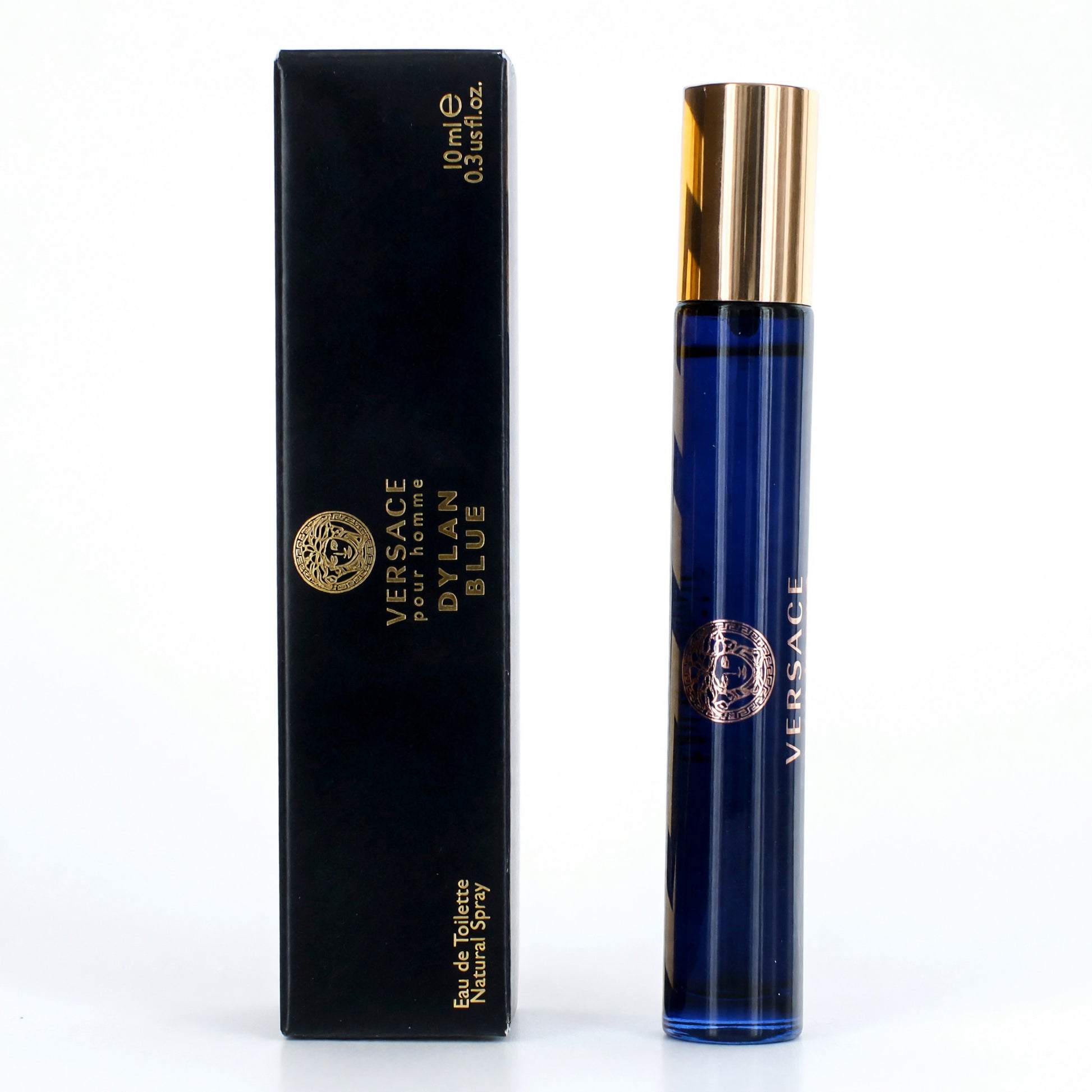 Versace Pour Homme Dylan Blue by Versace, 0.3oz EDT Travel Spray men by Versace