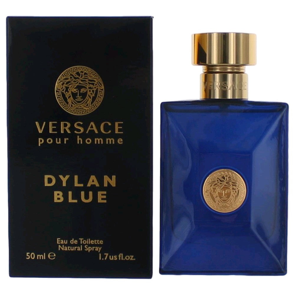 Versace Pour Homme Dylan Blue by Versace, 1.7 oz EDT Spray for Men by Versace