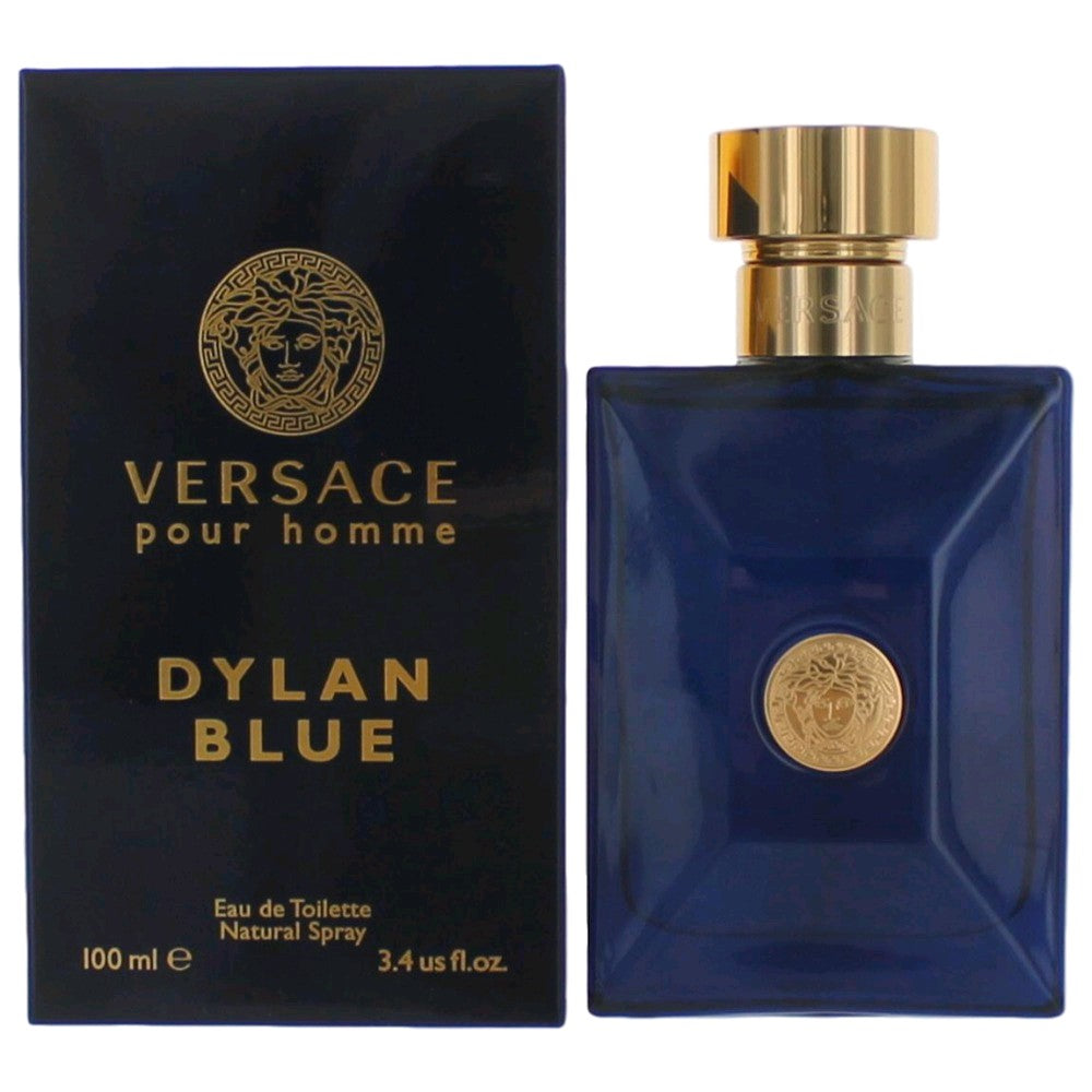 Versace Pour Homme Dylan Blue by Versace, 3.4 oz EDT Spray for Men by Versace